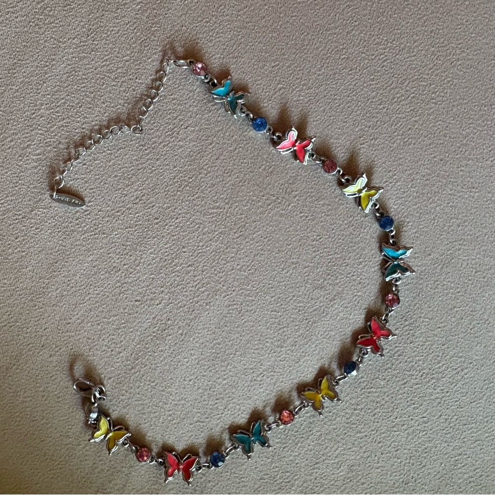 Dolls Kill Butterfly Charm Necklace
